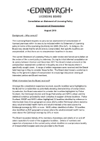 Assessment of Overprovision