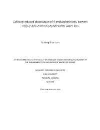 Collision-Induced Dissociation of 4-Imidazolone Ions, Isomers of [Bn