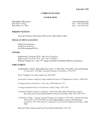 David Ross CV