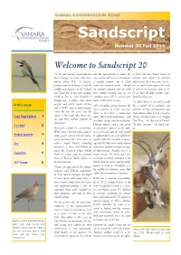 Sandscript Number 20 Fall 2016