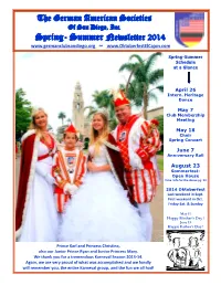 Spring- Summer Newsletter 2014 ~