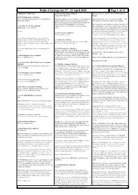 23 April 2010 Page 1 of 15
