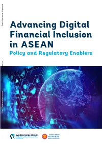 Advancing Digital Financial Inclusion in ASEAN