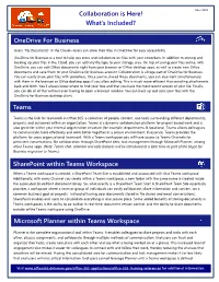 Onedrive for Business Teams Collaboration Is Here!
