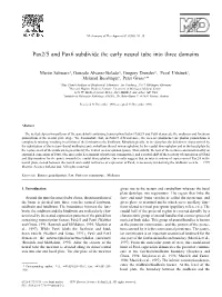 Pax2/5 and Pax6 Subdivide the Early Neural Tube Into Three Domains