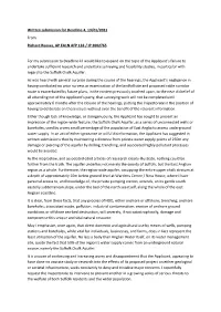 Written Submission for Deadline 4, 13/01/2021 from Richard Reeves, AP EA1N AFP 133 / IP 2002765