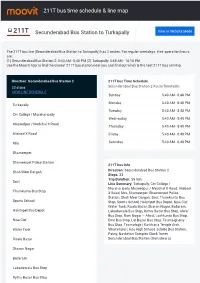 211T Bus Time Schedule & Line Route