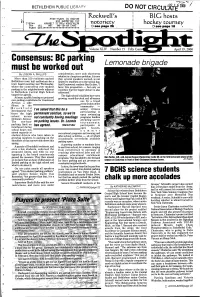 Consensus: BC Parking Must Be Worked