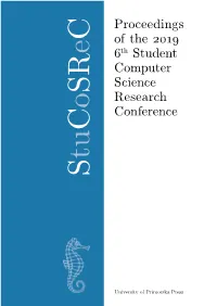 Stucosrec. Proceedings of the 2019 6Th Student Computer