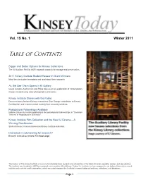 Table of Contents