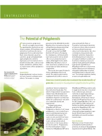 The Potential of Polyphenols