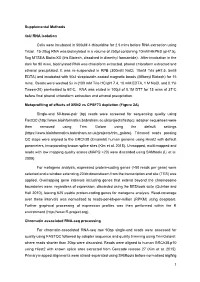 1 Supplemental Methods 4Su RNA Isolation Cells Were Incubated In