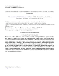 Anisotropic Winds in Wolf-Rayet Binary Identify Potential Gamma-Ray Burst Progenitor