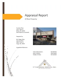 Appraisal Report of Real Property