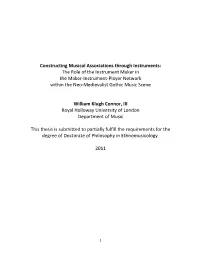 Constructing Musical Associations