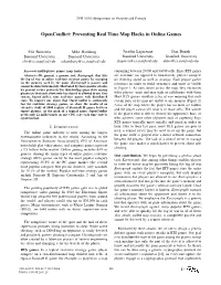 Preventing Real Time Map Hacks in Online Games