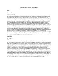 Goes Board Member Biographies