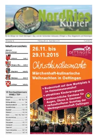 Inhaltsverzeichnis
