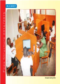 Ndejje University Fees Structure for 2014/2015