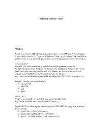 Opengl Install Guide
