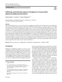 Pathologic and Molecular Aspects of Anaplasia in Circumscribed Gliomas and Glioneuronal Tumors