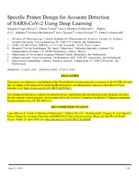 Specific Primer Design for Accurate Detection of SARS-Cov-2 External Link