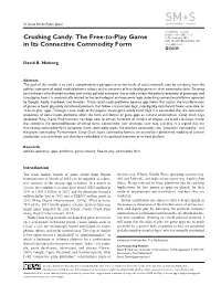 The Free-To-Play Game in Its Connective Commodity Form