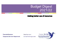 Budget Digest 2021/22
