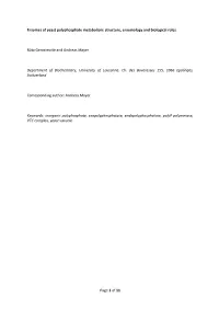 Page 1 of 11 Enzymes of Yeast Polyphosphate Metabolism