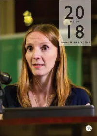 Re V Ie W 2 01 8 18Royal Irish Academy Review