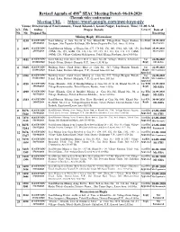 Revised Agenda of 498 SEAC Meeting Dated- 06-10-2020 Meeting URL
