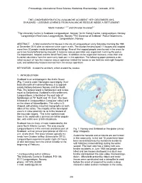 The Longyearbyen Fatal Avalanche Accident 19Th December 2015, Svalbard - Lessons Learned from Avalanche Rescue Inside a Settlement