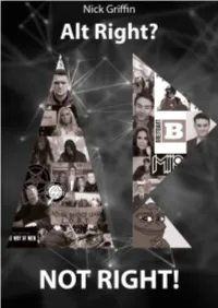 Alt Right? – NOT RIGHT! 3