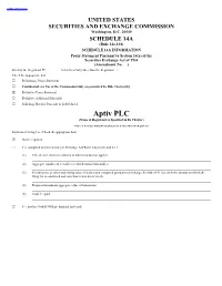 Aptiv PLC (Name of Registrant As Specified in Its Charter)