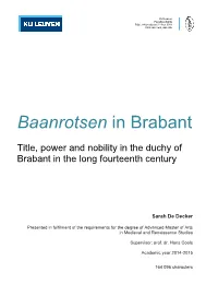 Baanrotsen in Brabant