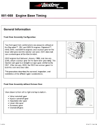 Engine Base Timing