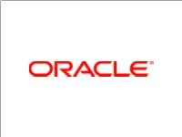 Oracle Spatial 11G Technical Overview