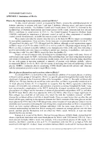 SUPPLEMENTARY DATA APPENDIX 1. Limitations of Hba1c