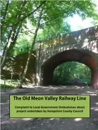 The Old Meon Valley Railway Line