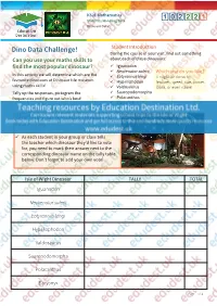 Dino Data Challenge!