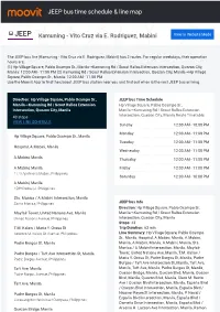 JEEP Bus Time Schedule & Line Route