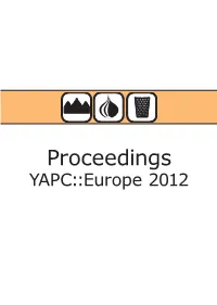 Proceedings YAPC::Europe 2012 .Com Perl Software Development Services Table of Contents 