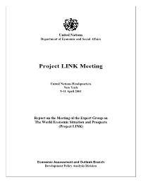 Report on the Project LINK Meeting