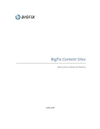 Bigfix Content Sites