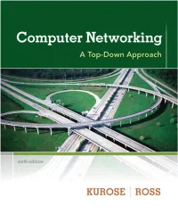 Computer Networking a Top-Down Approach 6Th Edition