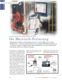 Die Bluetooth-Portierung