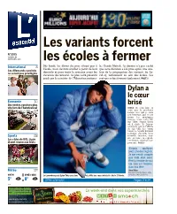 Les Variants Forcent Les Écoles À Fermer