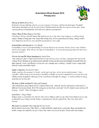 Annotations-Read Alouds 2016 Primary List