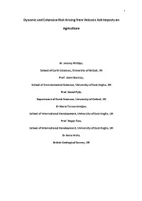 Dynamic and Extensive Risk Arising from Volcanic Ash Impacts On