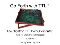Go Forth with TTL !